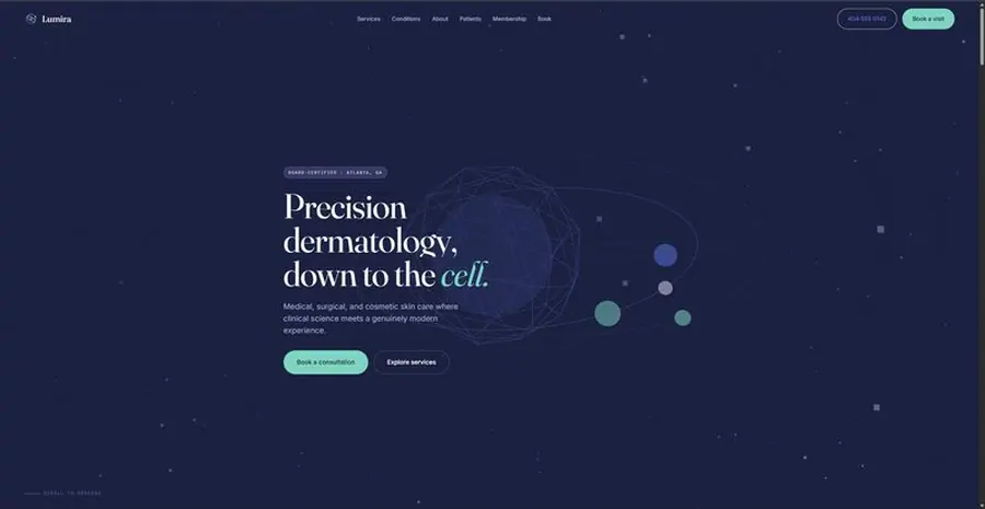 Lumira Dermatology website